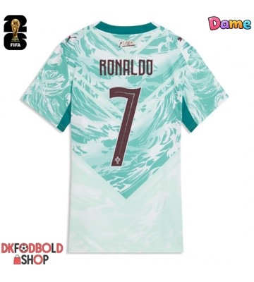 Portugal Cristiano Ronaldo #7 Udebanetrøje Dame VM 2026 Kort ærmer